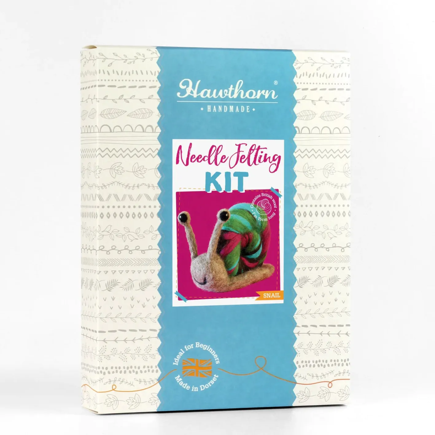 Hawthorn Handmade Snail Needle Felting Kit