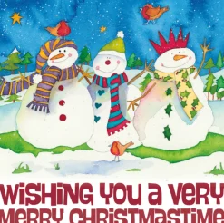 Emma Ball Snowmen Merry Christmas Pack of 6 Christmas Cards