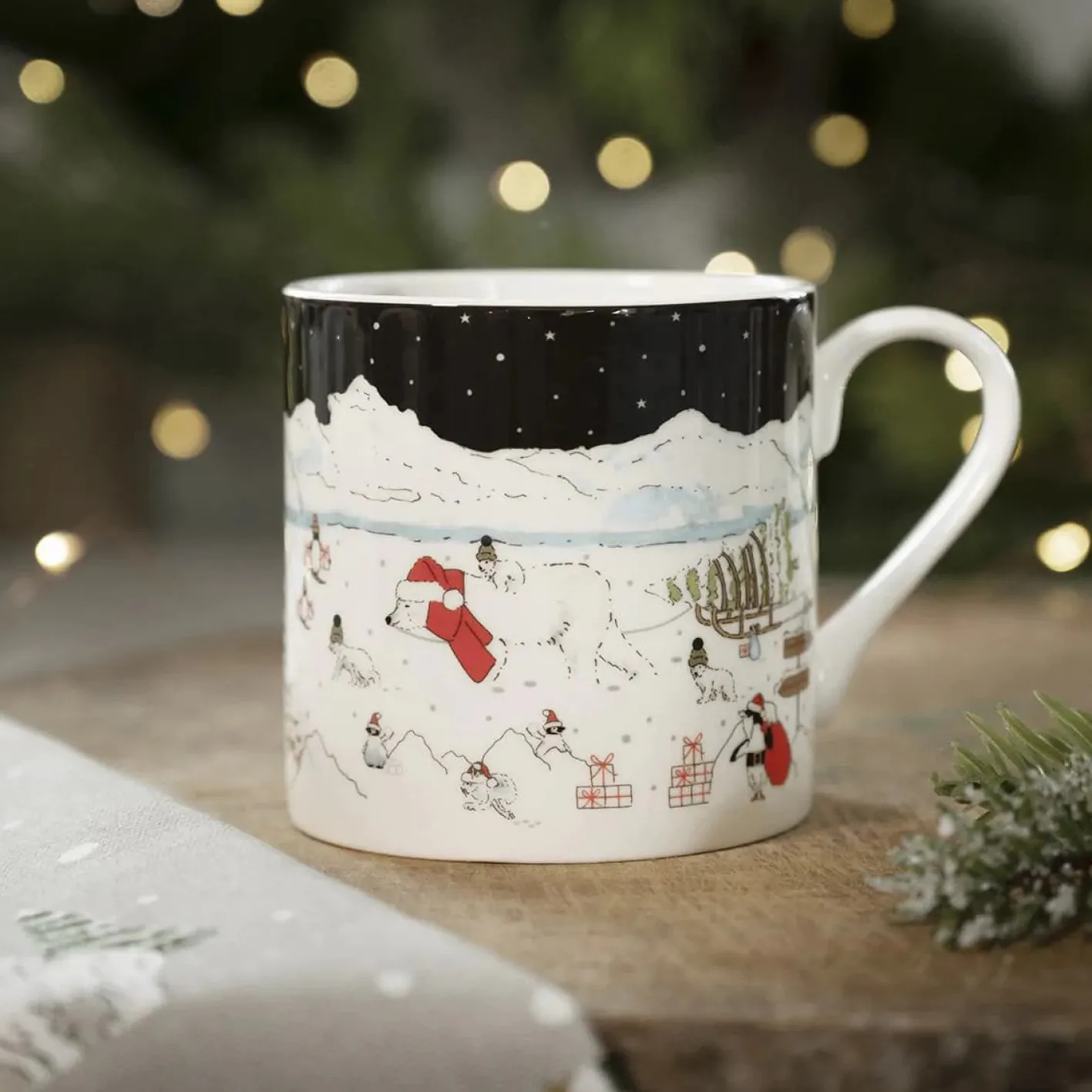Sophie Allport Snow Season Scene Mug