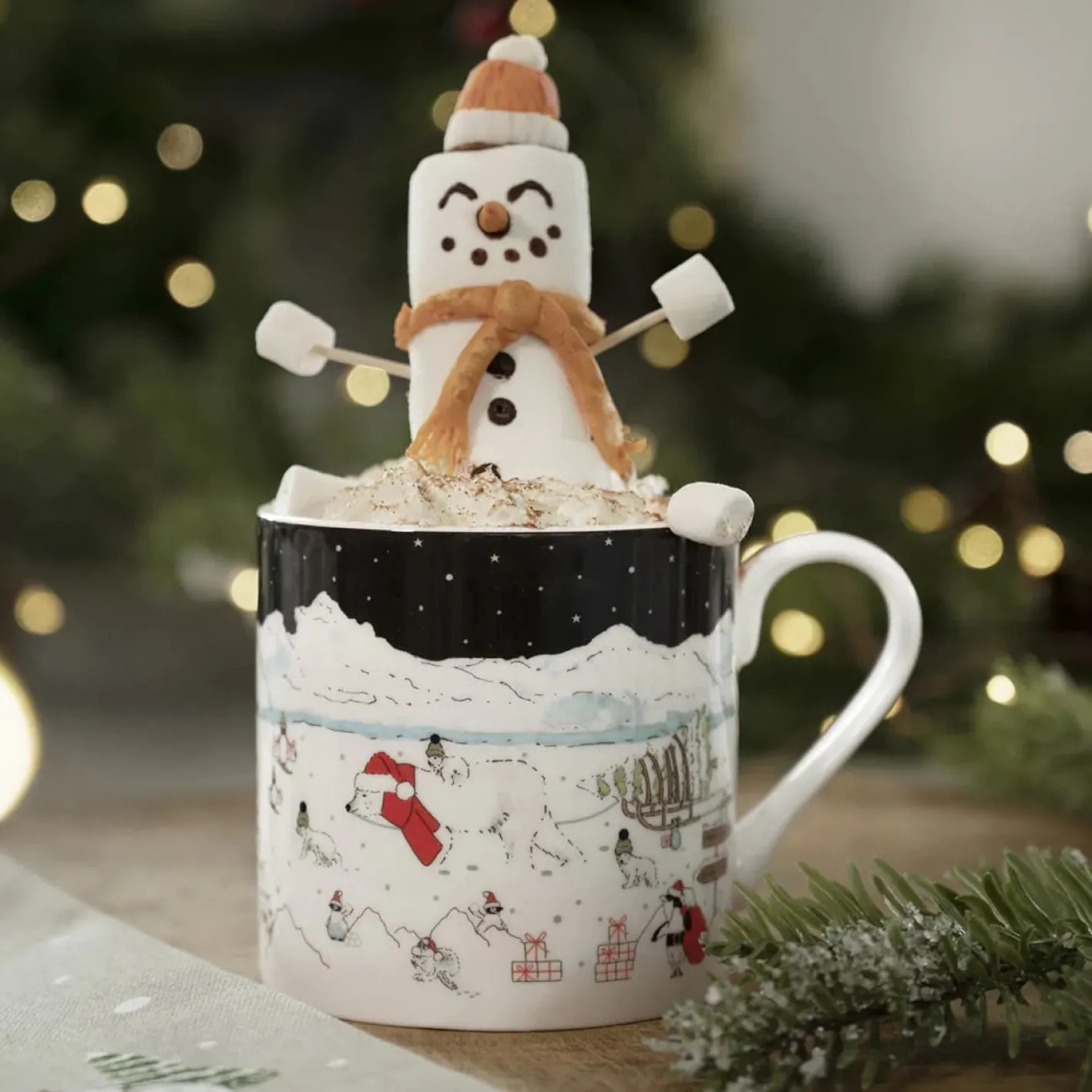 Sophie Allport Snow Season Scene Mug