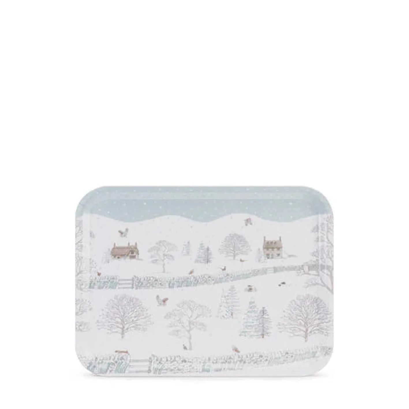 Sophie Allport Snowy Cottage Large Tray