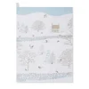 Sophie Allport Snowy Cottage Scene Tea Towel