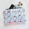 Poppy Treffry Snowy Mountain Flat Zip Purse with Keyring