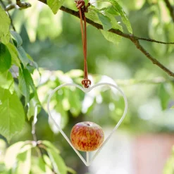 Burgon & Ball Sophie Conran Apple Bird Feeder-- Heart Shape
