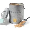 Burgon & Ball Sophie Conran Galvanized Steel Bird Food Tin