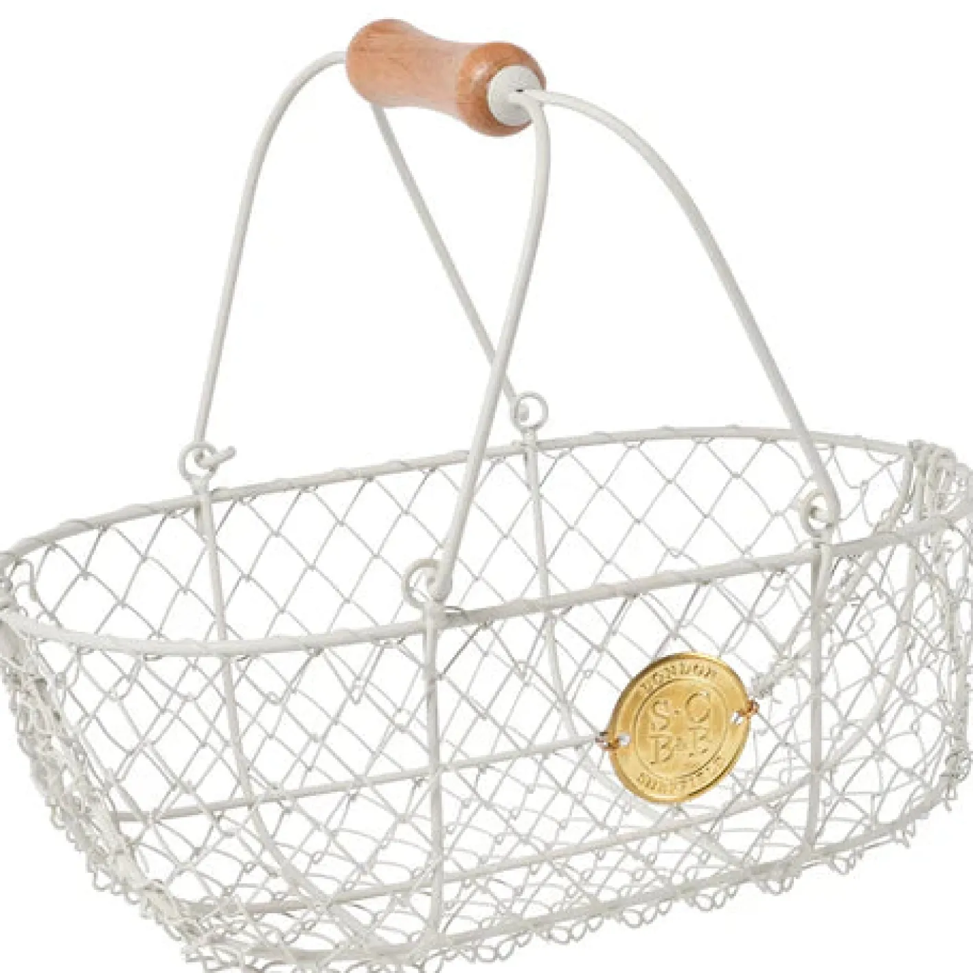 Burgon & Ball Sophie Conran Harvesting Basket - Buttermilk