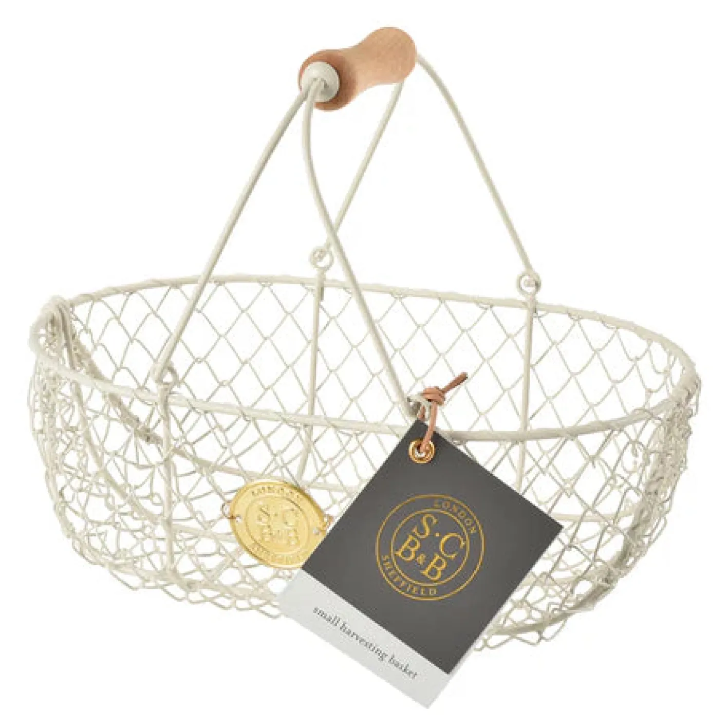 Burgon & Ball Sophie Conran Harvesting Basket - Buttermilk