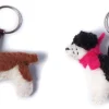 Amica Felt Spencer the Spaniel Key Ring - Blue