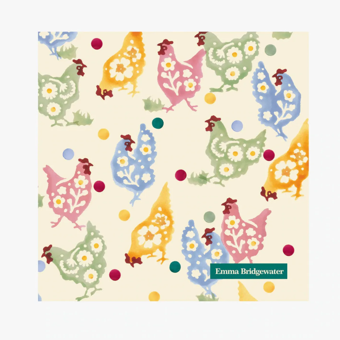 Emma Bridgewater Spring Chicken Napkins