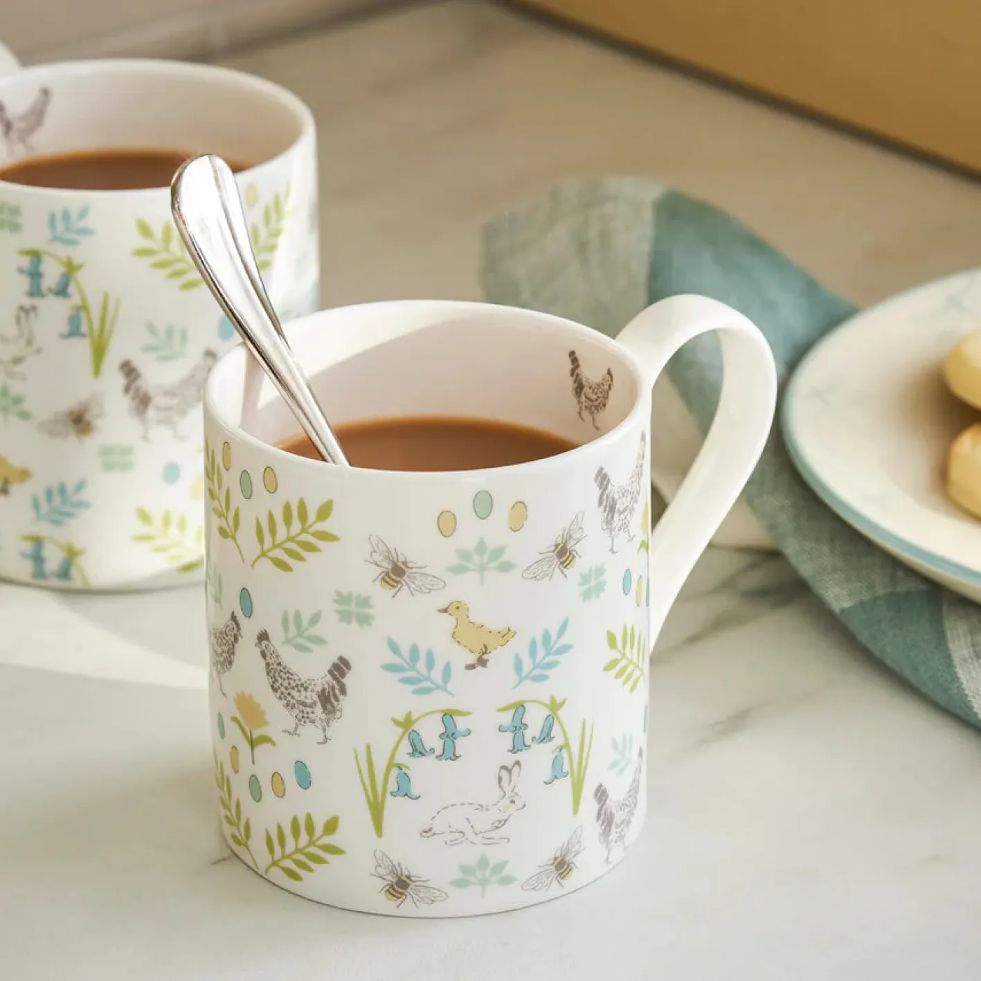 Sophie Allport Spring Chickens Mug