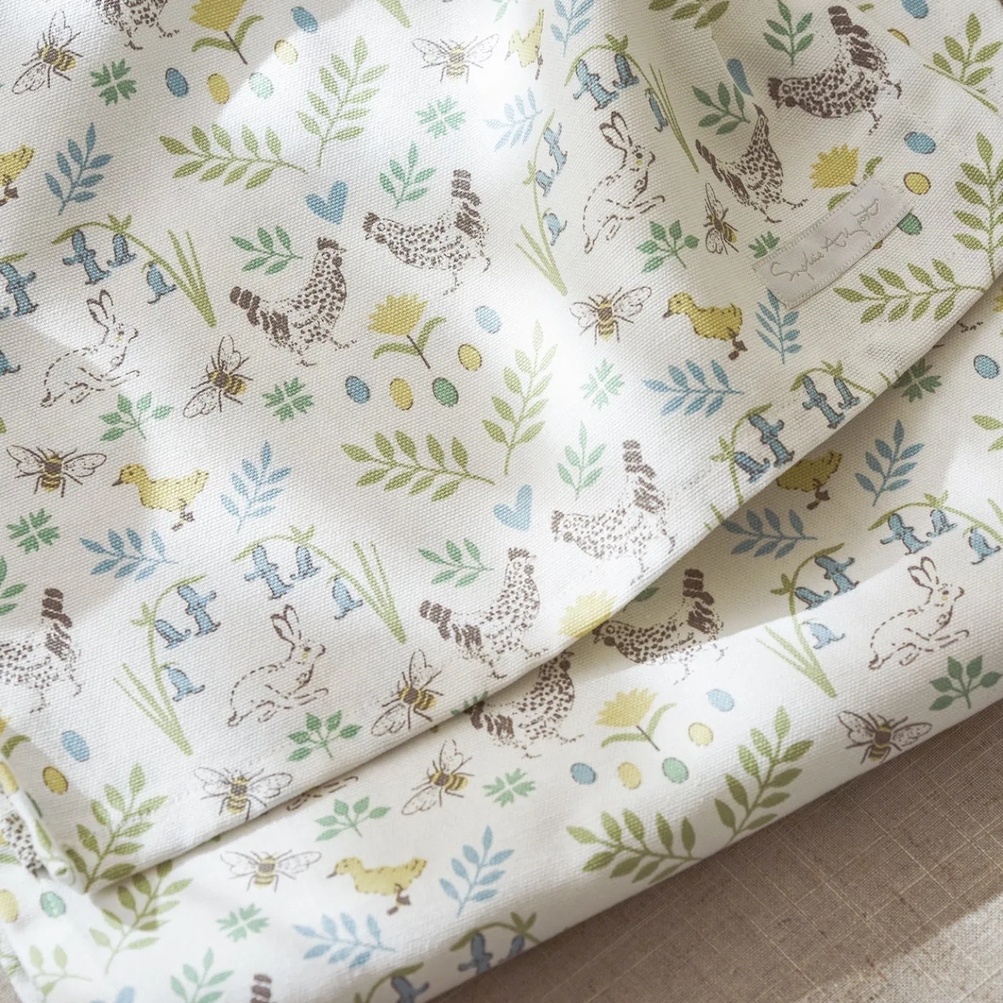 Sophie Allport Spring Chickens Table Runner