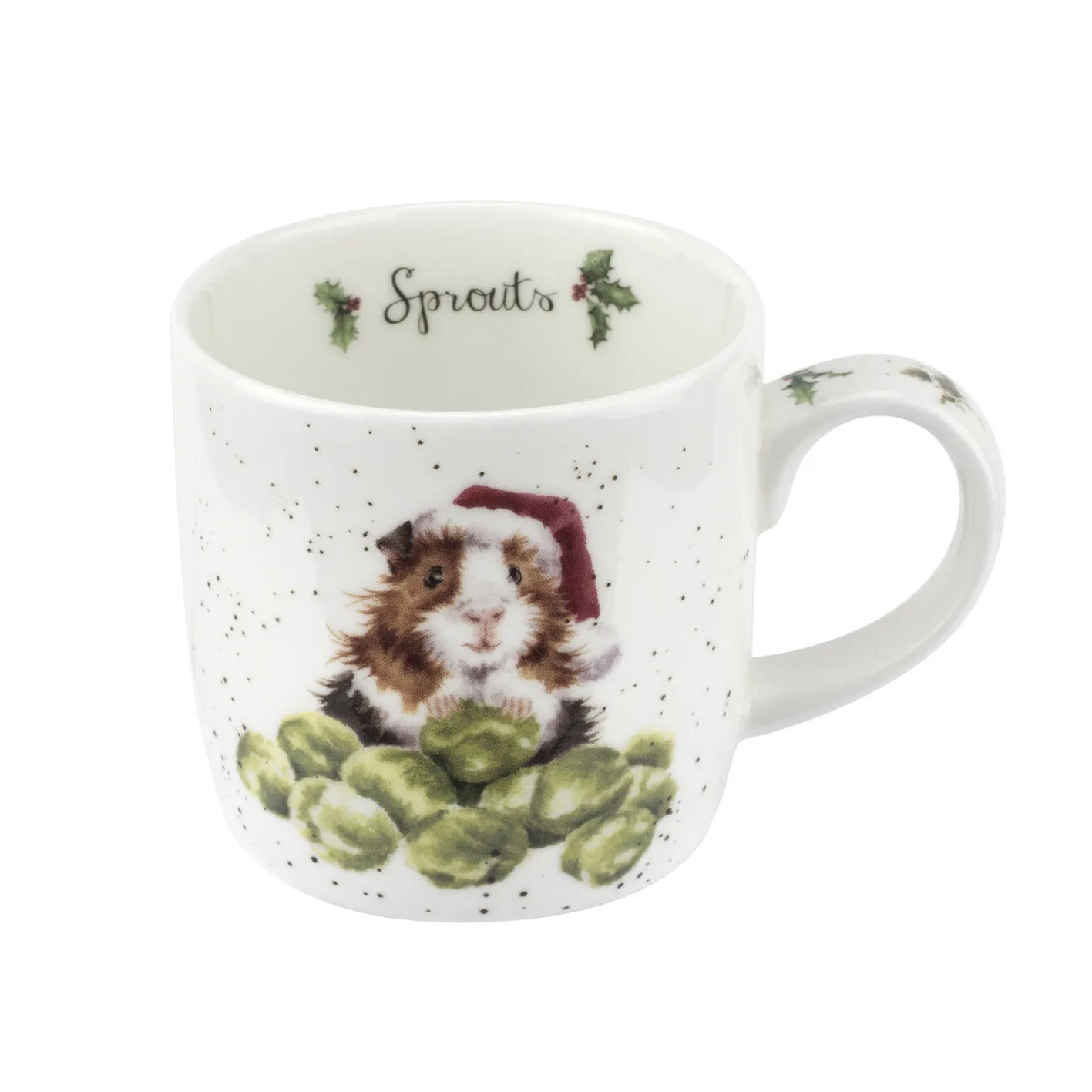 Wrendale Designs Sprouts Fine Bone China Mug & Coaster Set