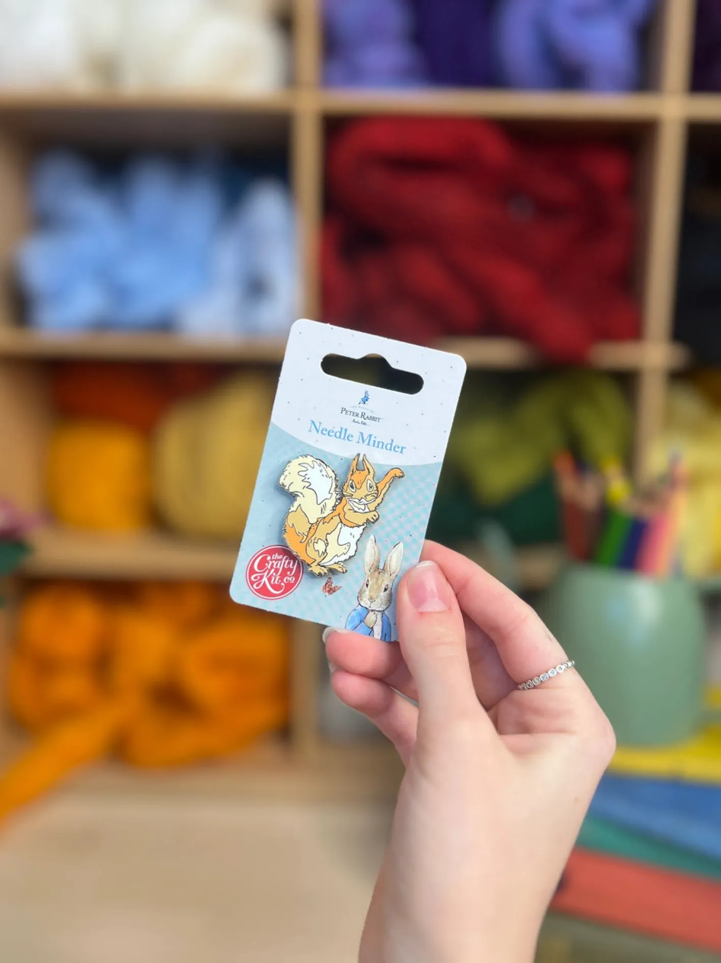 The Crafty Kit Co. Squirrel Nutkin Needle Minder