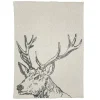 Selbrae Stag Linen Tea Towel