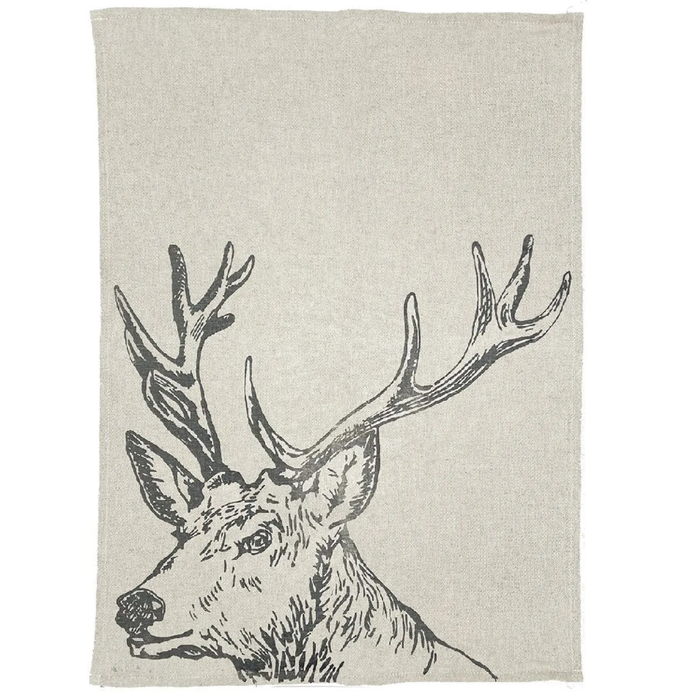 Selbrae Stag Linen Tea Towel