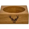 Selbrae Stag Prince Oak Wine Bottle Coaster