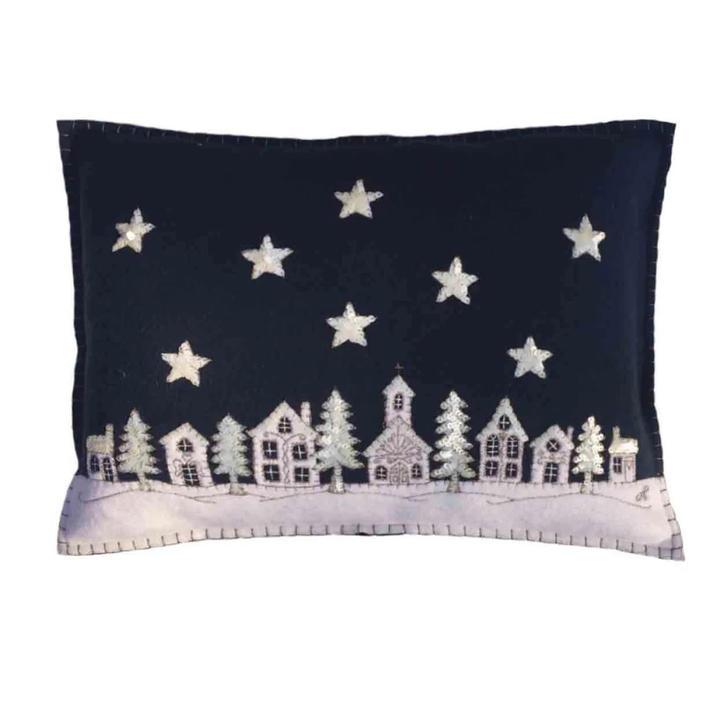 Jan Constantine Starry Night Pillow - Navy