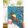 Madame Treacle Starry Winter Night Christmas Greetings Card
