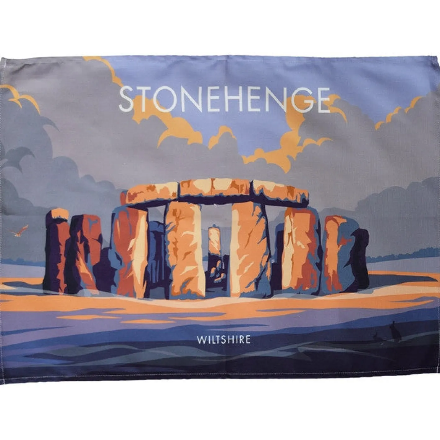 Town Towels Stonehenge Tea Towel