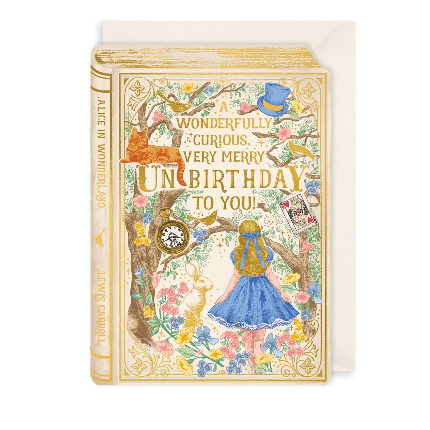 The Art File Storybook Alice in Wonderland Greeting Card