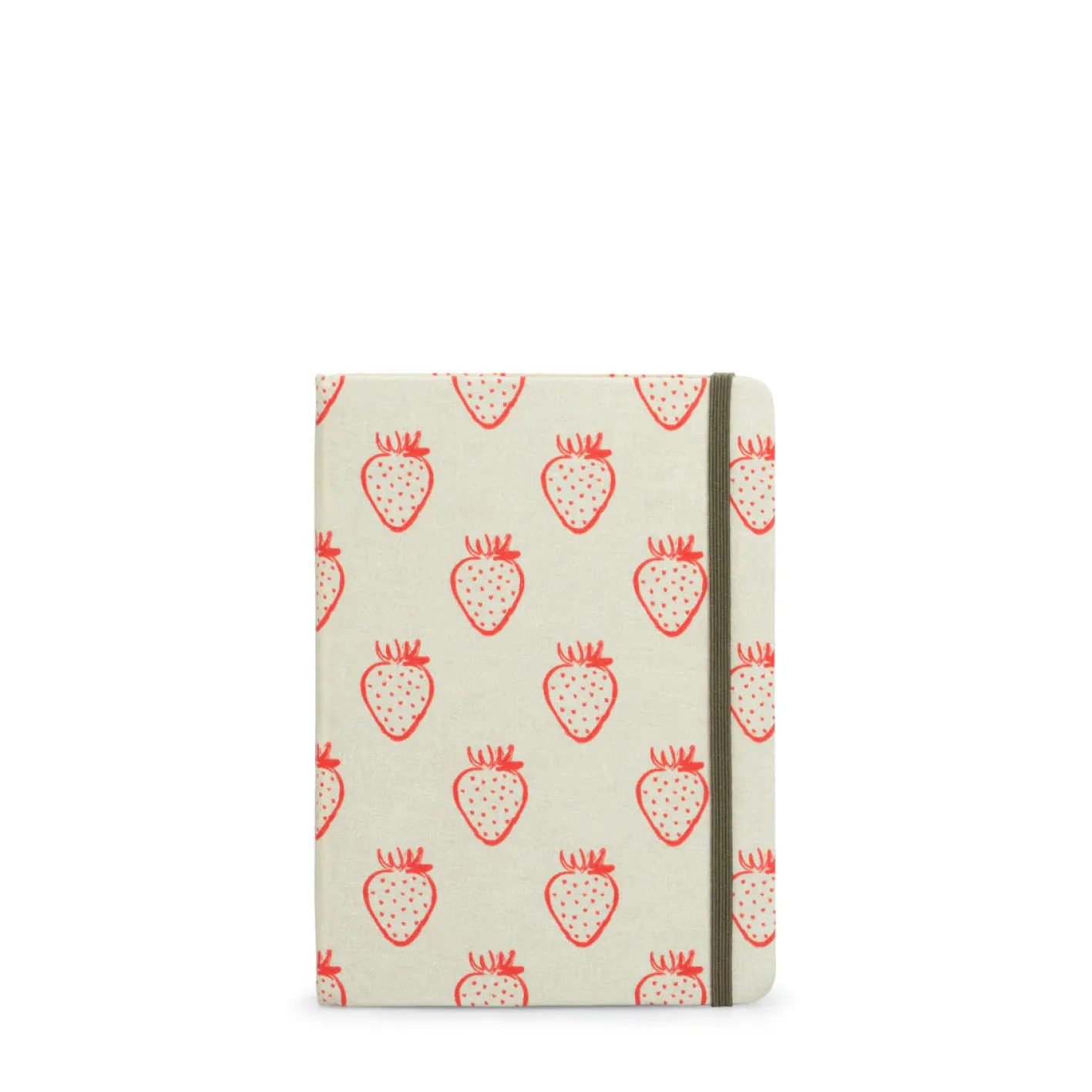 Sophie Allport Strawberries B6 Fabric Notebook