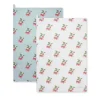 Sophie Allport Strawberries Blue & White Set of 2 Tea Towels by