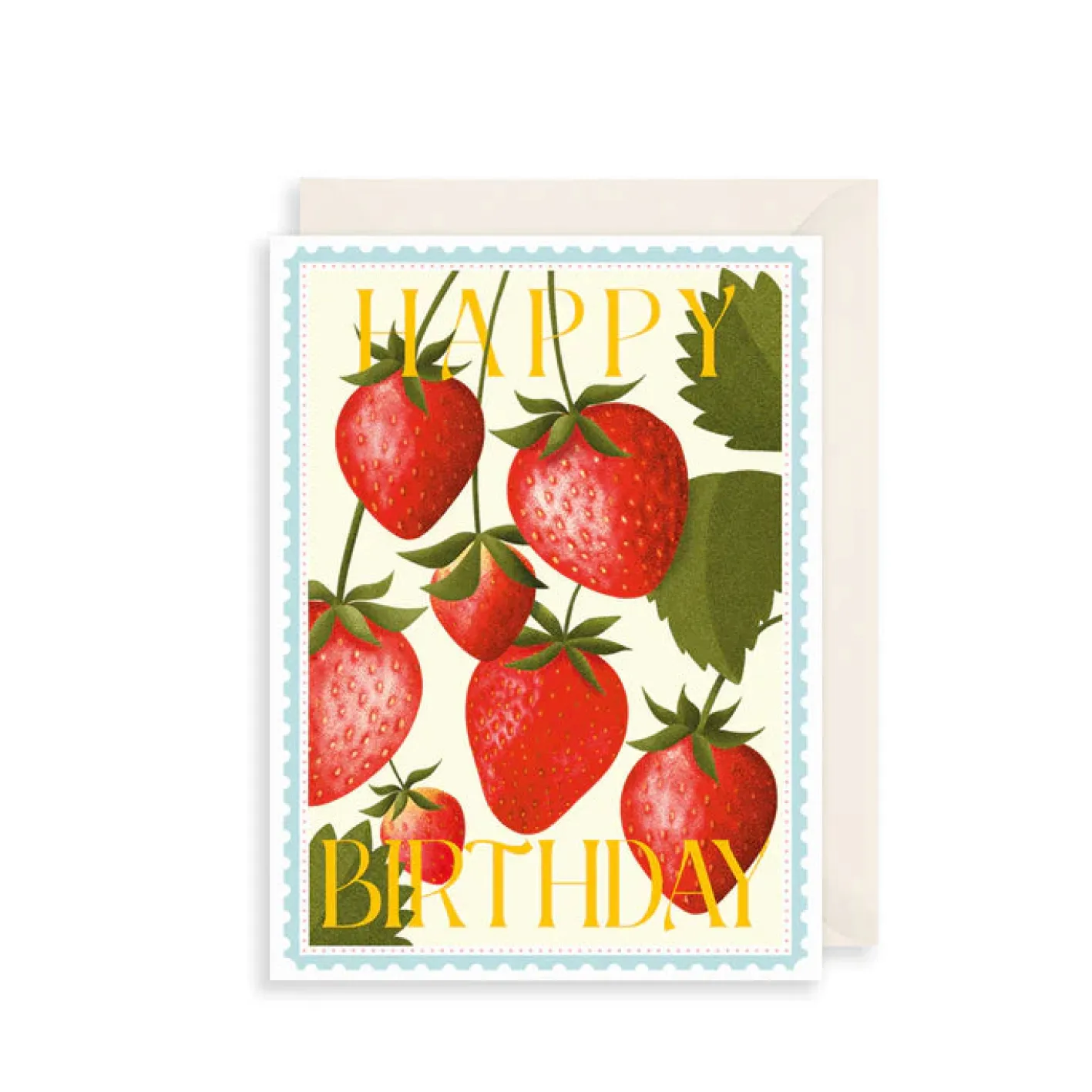 The Art File Strawberries Greeting Card