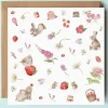 West Country Designs Strawberry Fields Art Card