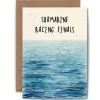 Bewilderbeest Submarine Racing Finals  Greetings Card