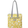 Earth Squared Bags Sunburst  Oil Cloth  Backpack Tote Bag