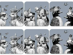 Repeat Repeat Sunday Best Grey Coasters Set of 6