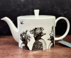 Repeat Repeat Sunday Best Mr and Mrs Penguin Teapot