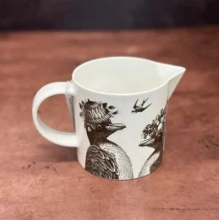 Repeat Repeat Sunday Best Penguins Bone China Jug- White