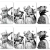 Repeat Repeat Sunday Best White Coasters Set of 6