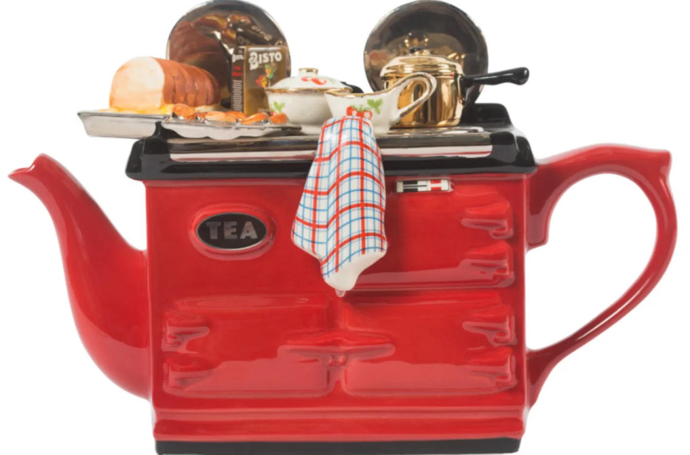 Ceramic Inspirations Sunday Roast Large Aga Teapot - Red