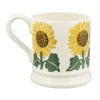 Emma Bridgewater Sunflower Hand-Stamped 1/2 Pint Mug