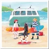Emma Ball Surfing Trip Greetings Card