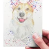 Jen Winnett Susan the Corgi Blank Greetings Eco Card