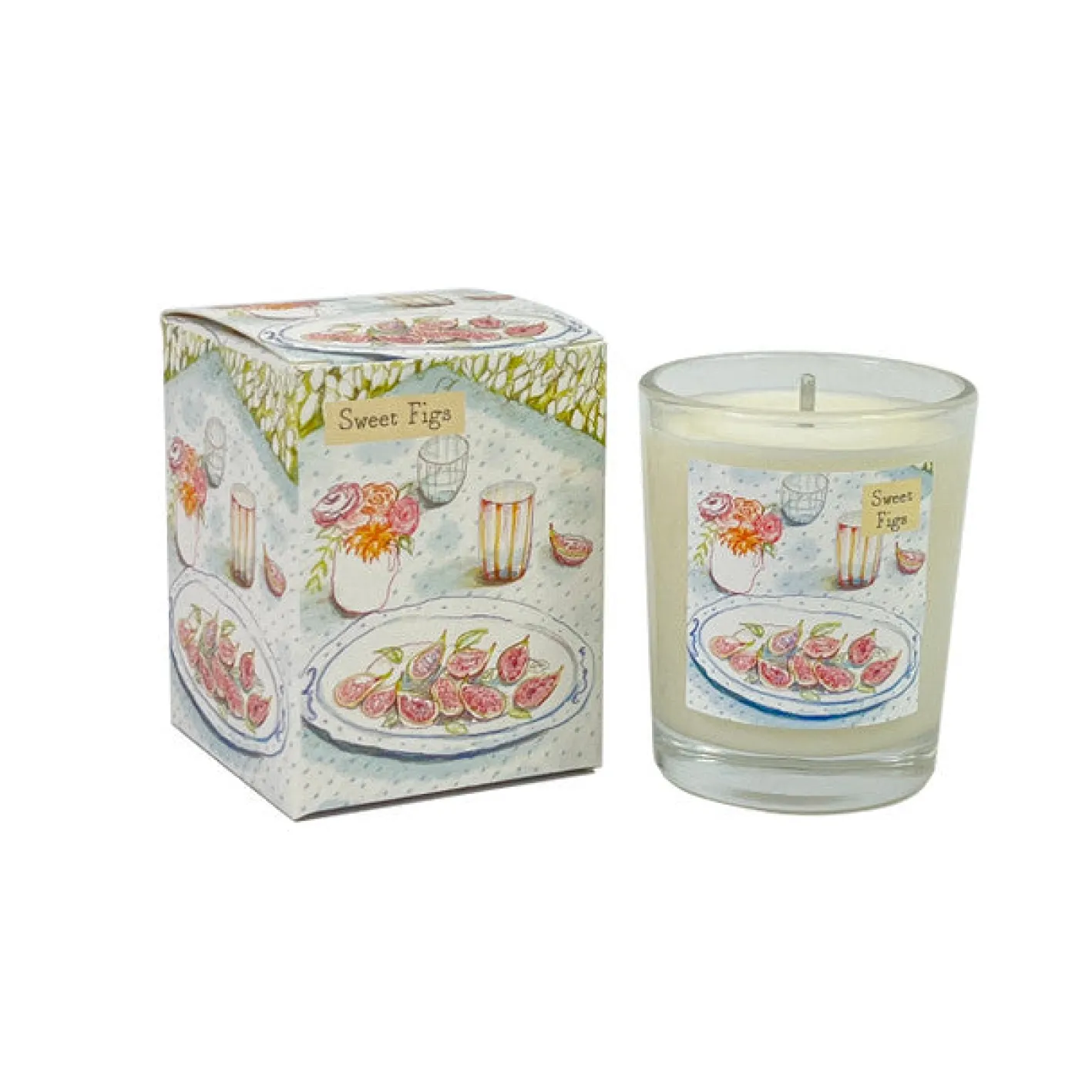 Heaven Scent Sweet Figs Votive Candle - Mediterranean Fig & Olive