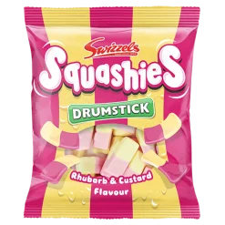 Tea & Biscuits Swizzels Drumstick Rhubarb and Custard Squashies