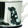Moorland Pottery Take the Leash - It's A Dog's Life Mug by