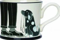 Moorland Pottery Take the Leash - It's A Dog's Life Mug by