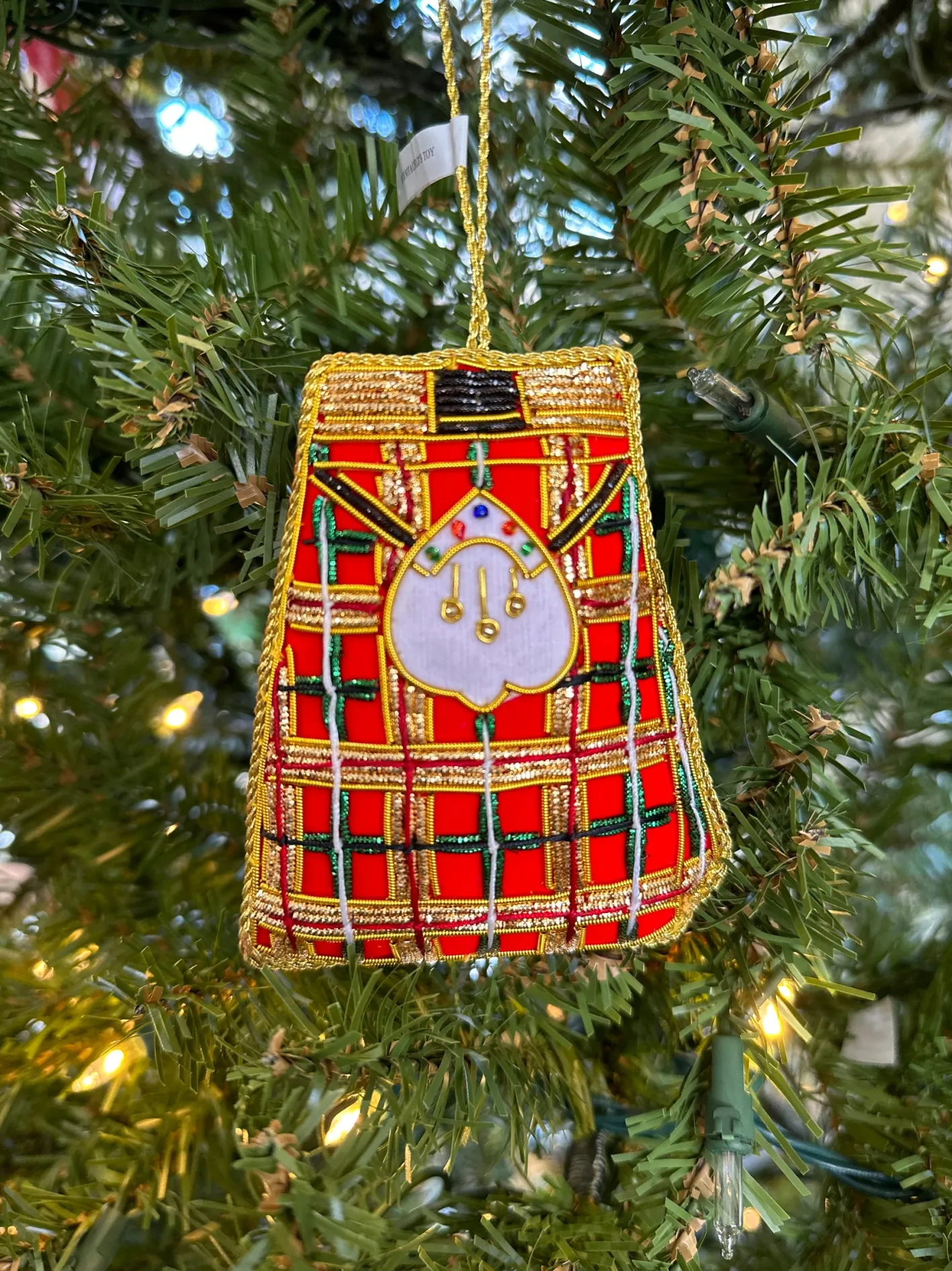 Tinker Tailor Tartan Red Kilt Decoration by London