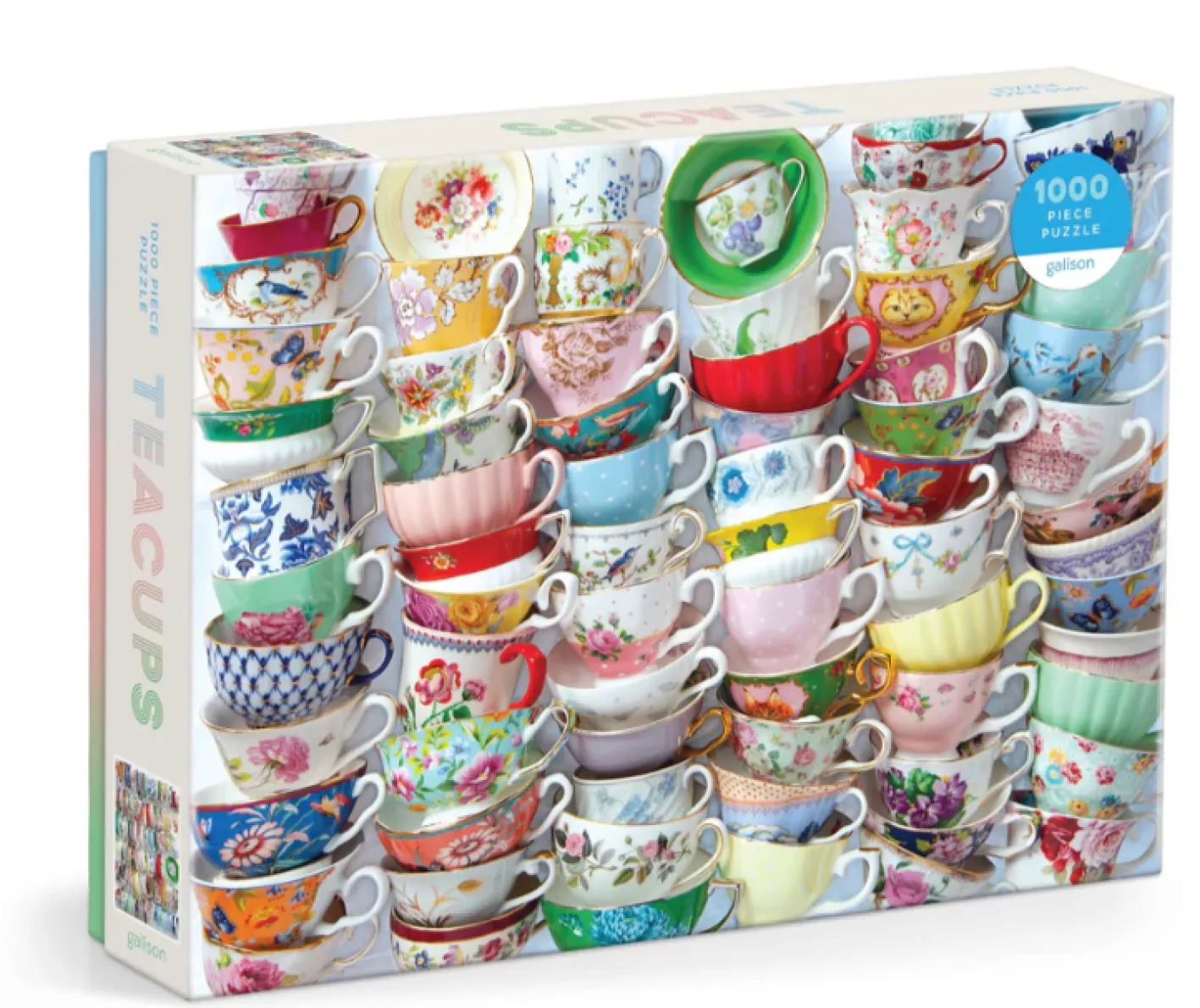 Chronicle Books Teacups 1000 Piece Jigsaw Puzzle