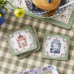 Ulster Weavers Tea Tins Coasters - Set of 4