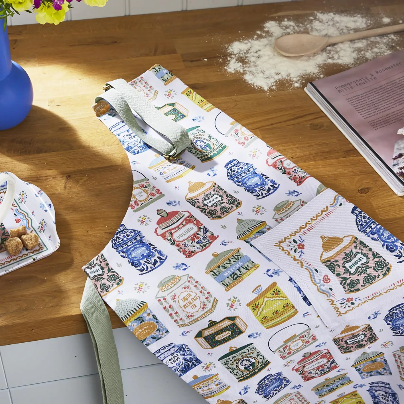 Ulster Weavers Tea Tins Cotton Apron