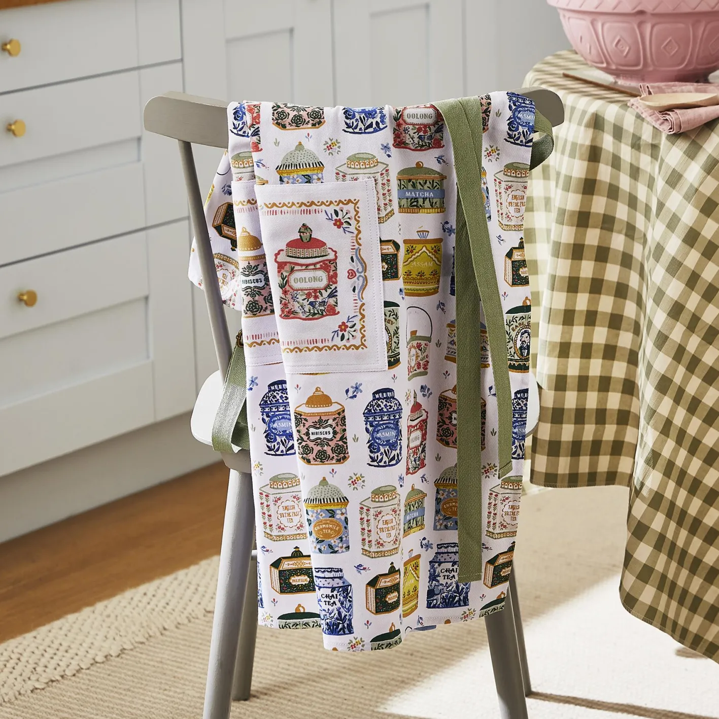 Ulster Weavers Tea Tins Cotton Apron