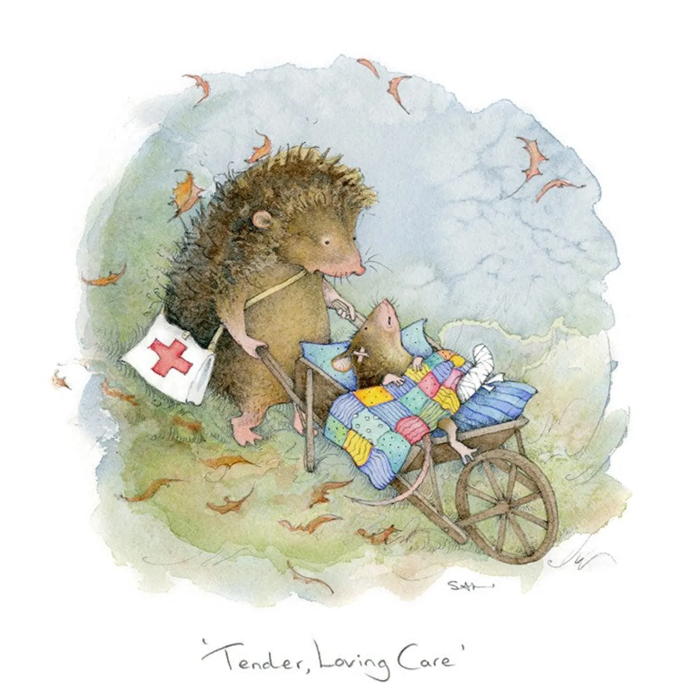 Moongazer Cards Tender, Loving Care Greeting Card