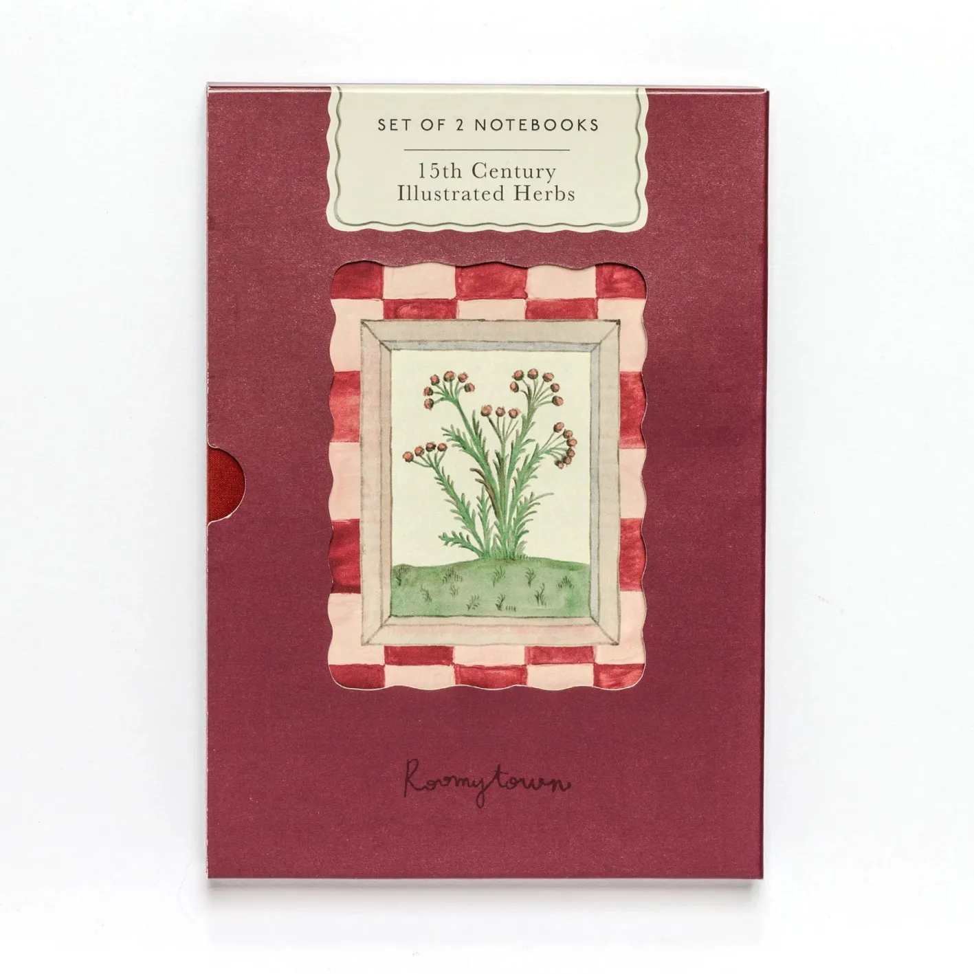 Roomytown 15th Century Illustrated Herbs Set of 2 Notebooks