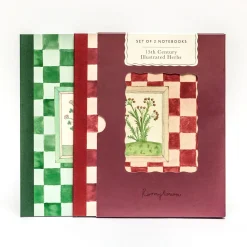 Roomytown 15th Century Illustrated Herbs Set of 2 Notebooks